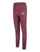 Converse Converse High Rise Printed Leggings Burgundy