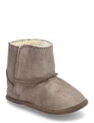 En Fant Boots Suede Glitter Beige