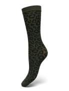 Sneaky Fox Leopard Knee High Svart