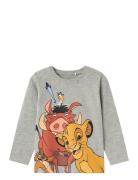 Name It Nmmjoost Lionking Ls Top Wdi Grå