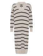 ONLY Onlnew Tessa L/S Midi V Dress Knt Noos Kräm