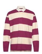 GANT Block Stripe Heavy Rugger Lila