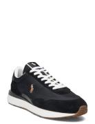 Polo Ralph Lauren Train 89 Suede-Paneled Sneaker Svart