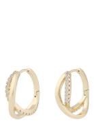 SNÖ Of Sweden Ace Double Round Ear G/Clear Guld