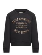 Zadig & Voltaire Kids Sweatshirt Svart