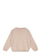 Huttelihut Sweater Solid Knit Beige