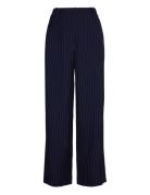 NORR Neo Pinstripe Pants Marinblå