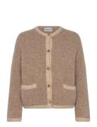 Malina Carly Wool Blend Cardigan Beige