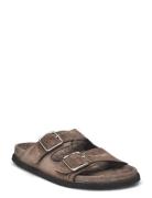 Garment Project Blake Sandal - Earth Suede Brun