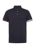 Tommy Hilfiger Flag Cuff Slim Fit Polo Marinblå