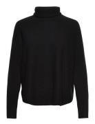 Davida Cashmere Curved Turtleneck Svart