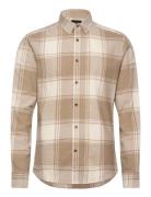 ONLY & SONS Onsgudmund Ls Checked Shirt Beige