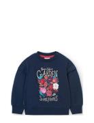 Boboli Fleece Sweatshirt For Baby Girl -Bci Blå