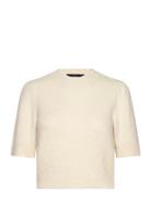 Vero Moda Vmnovah Ss O-Neck Puff Pullover Ga Noos Kräm