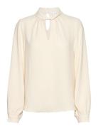 Vila Visurashil High Neck L/S Top/R/Dfs Kräm