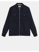 Anerkjendt Akhanky Heavy Twill Overshirt Marinblå