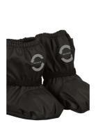 Mikk-line Pu Rain Footies W. Fleece Recycled Svart