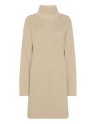 Calvin Klein Jeans Chunky Loose Sweater Dress Beige