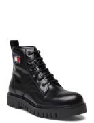 Tommy Hilfiger Tjw Lace Up Boot Svart