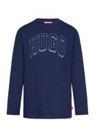 Hugo Kids Long Sleeve T-Shirt Blå