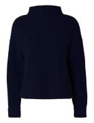 Selected Femme Slfselma Ls Knit Pullover Noos Marinblå