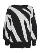 Vero Moda Vmnancy Ls O-Neck Long Pullover Boo Svart