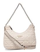 GUESS Assia Top Zip Shoulder Bag Kräm