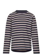 En Fant T-Shirt Ls Stripe Svart