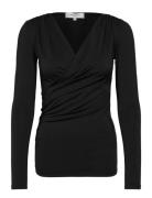 Rosemunde Rwsbillie Ls V-Neck Svart