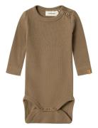 Lil'Atelier Nbmhalli Ls Slim Body Lil Brun