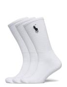 Polo Ralph Lauren Underwear Big Pony Crew Sock 3-Pack Vit