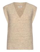 Cream Crkiko Knit Slipover Beige