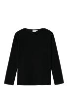 Name It Nkmwang Wool Rib Ls Top Svart