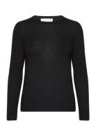 Davida Cashmere Basic Sweater Loose Tension Svart