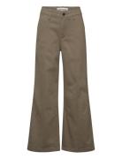 Sofie Schnoor Young Izzasy Mid Waist Trousers Khaki Green