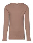 MarMar Copenhagen Plain Tee Ls Brun