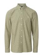 Lexington Clothing Classic Cotton Linen Shirt Grön