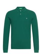 United Colors Of Benetton L/S Polo Shirt Grön