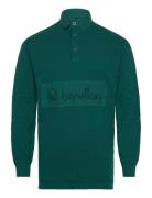 United Colors Of Benetton L/S Polo Shirt Grön