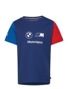 PUMA Motorsport Bmw Mms Kids Ess Logo Tee Blå