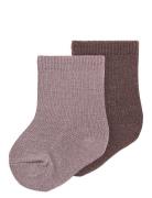 Name It Nbfwakta Wo/Vi 2P Sock Lila