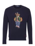 Polo Ralph Lauren Polo Bear Wool-Cashmere Sweater Marinblå