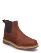 Timberland Britton Road Mid Chelsea Boot Rust Full Grain Brun