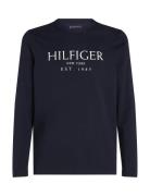 Tommy Hilfiger Big Hilfiger Ls Tee Marinblå