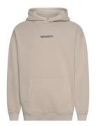 Superdry Micro Logo Graphic Loose Hood Beige