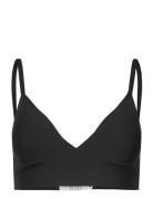 Etam Pure Fit - Wireless Triangle Openned Back Bra Svart