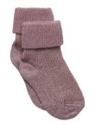 Mp Denmark Ida Glitter Socks Lila