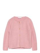 Mango Button Knit Cardigan Rosa