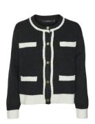 Vero Moda Vmrania Ls O-Neck Cardigan Ga Svart