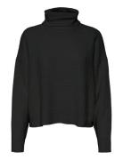 Vero Moda Vmomega Ls Rollneck Pullover Boo Svart